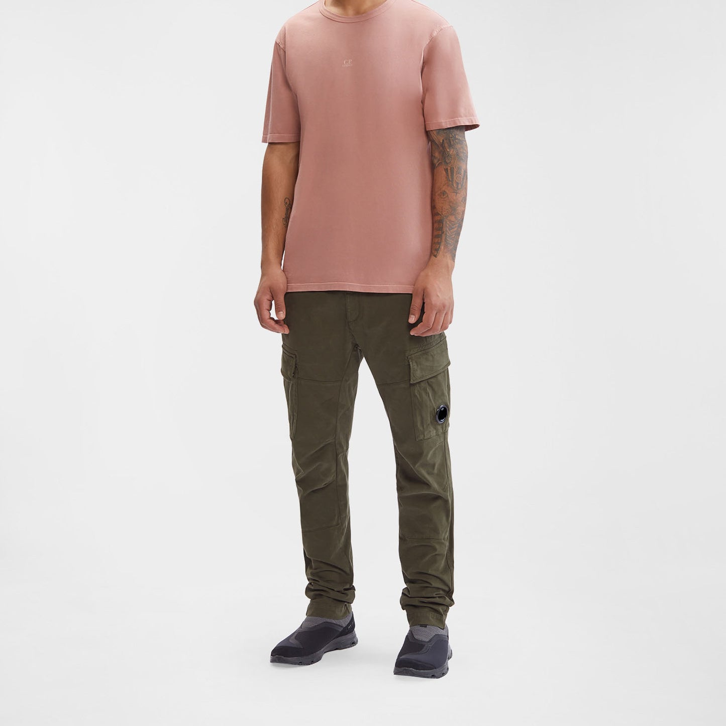 C.P. Company Stretch Sateen Cargo Pants (15CMPA186A 005529G)