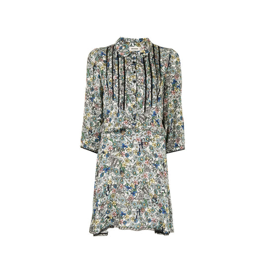 Zadig & Voltaire Raspail Crinkle Flower Skirt (SKCG0402F)