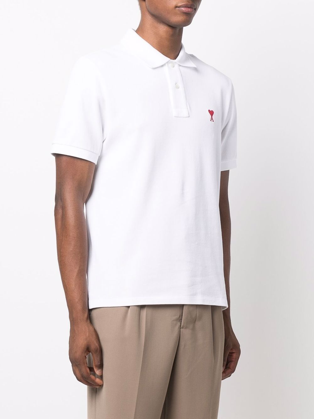 AMI Paris Classic Piqué Polo Shirt (HPL001.760)