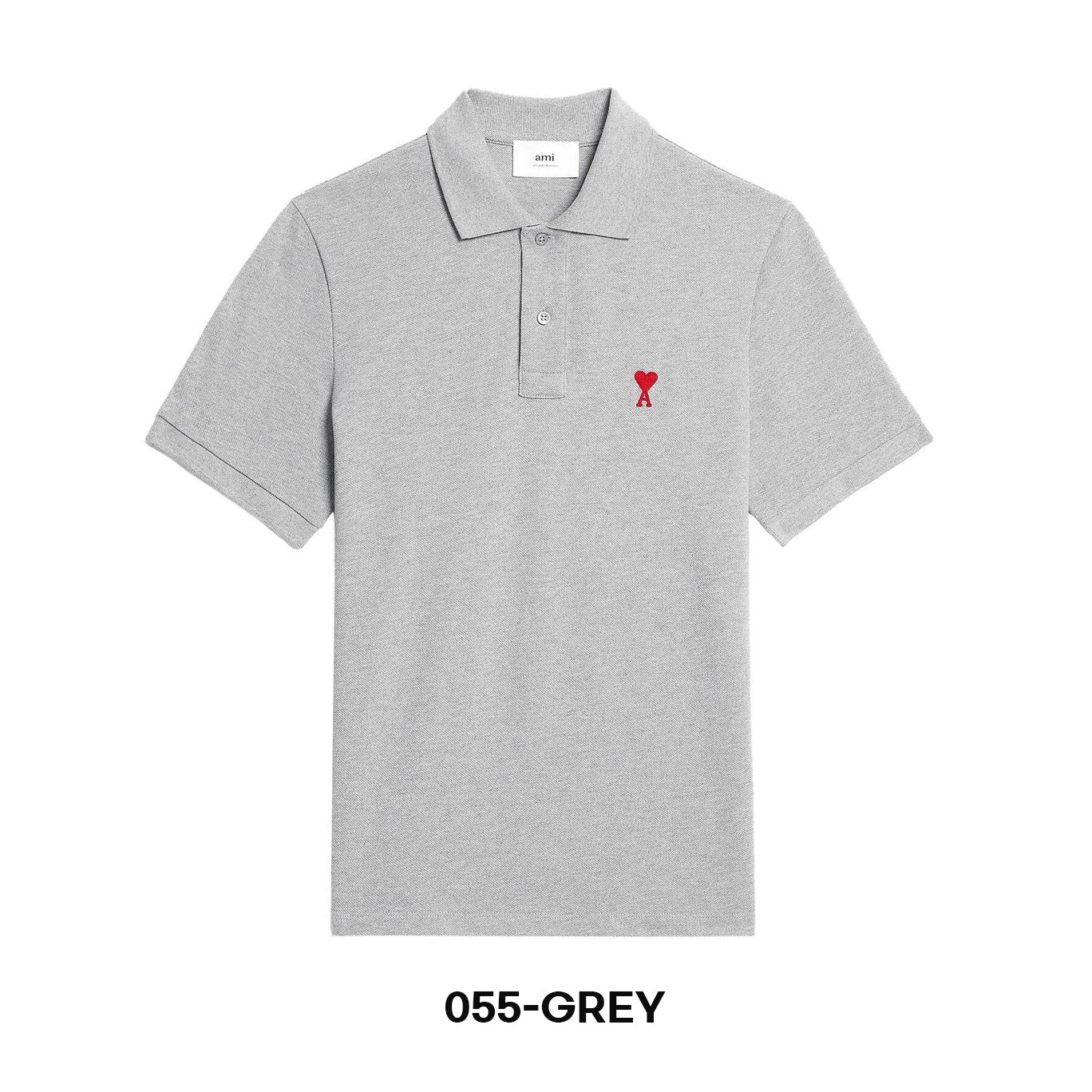 AMI Paris Classic Piqué Polo Shirt (HPL001.760)