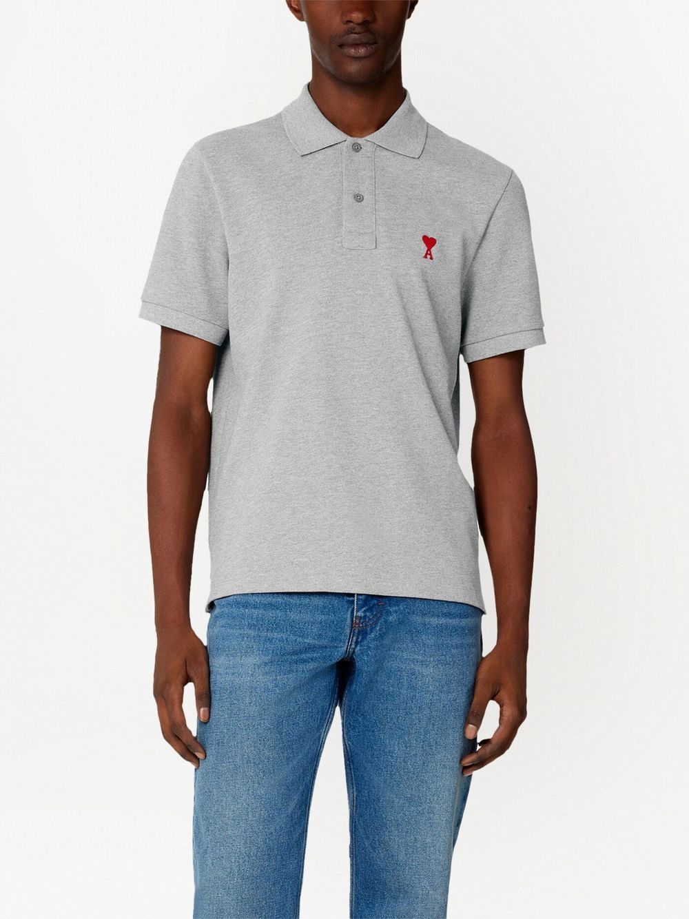 AMI Paris Classic Piqué Polo Shirt (HPL001.760)