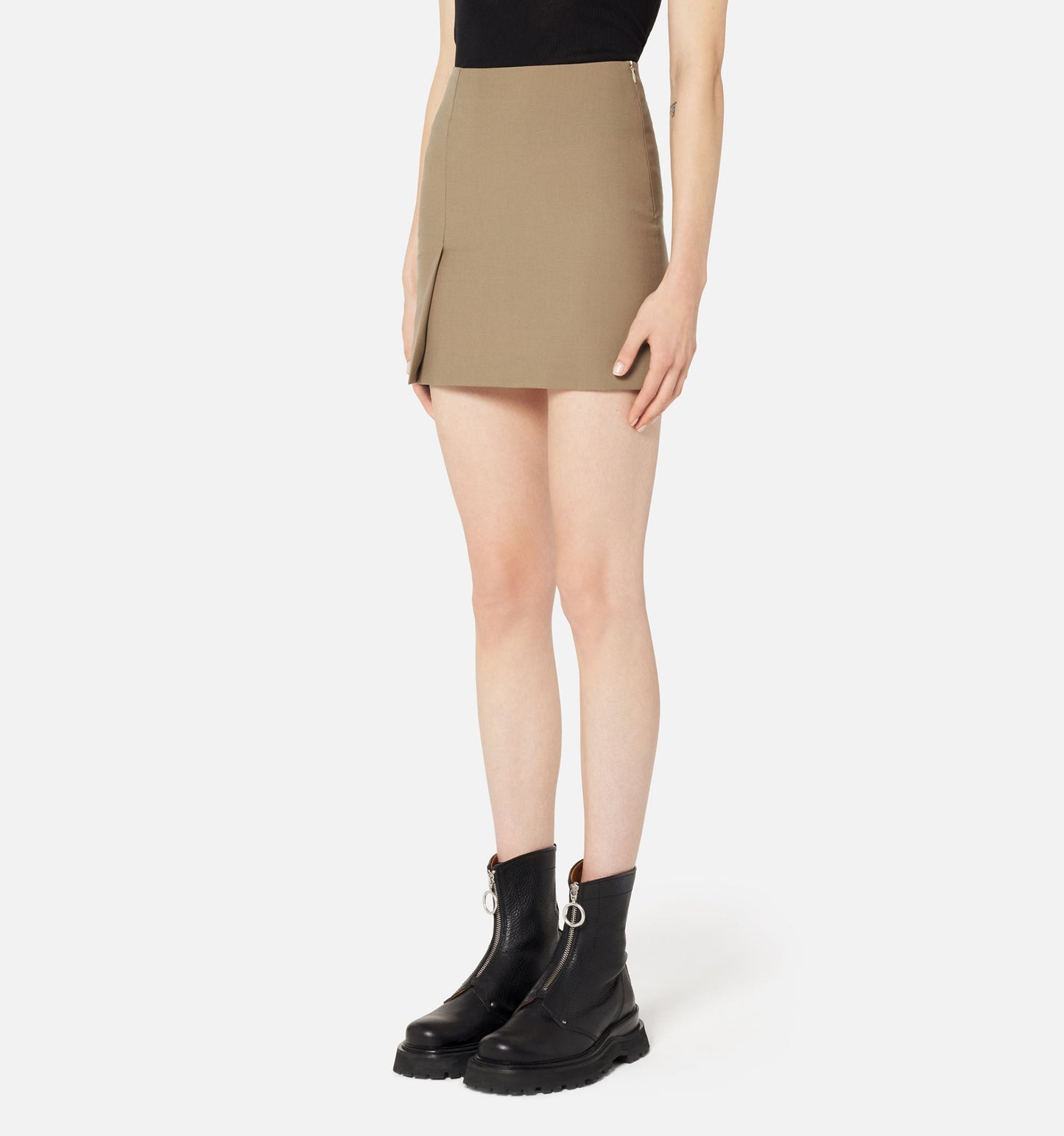 AMI Paris Wool Mini Skirt (FSK002.264)