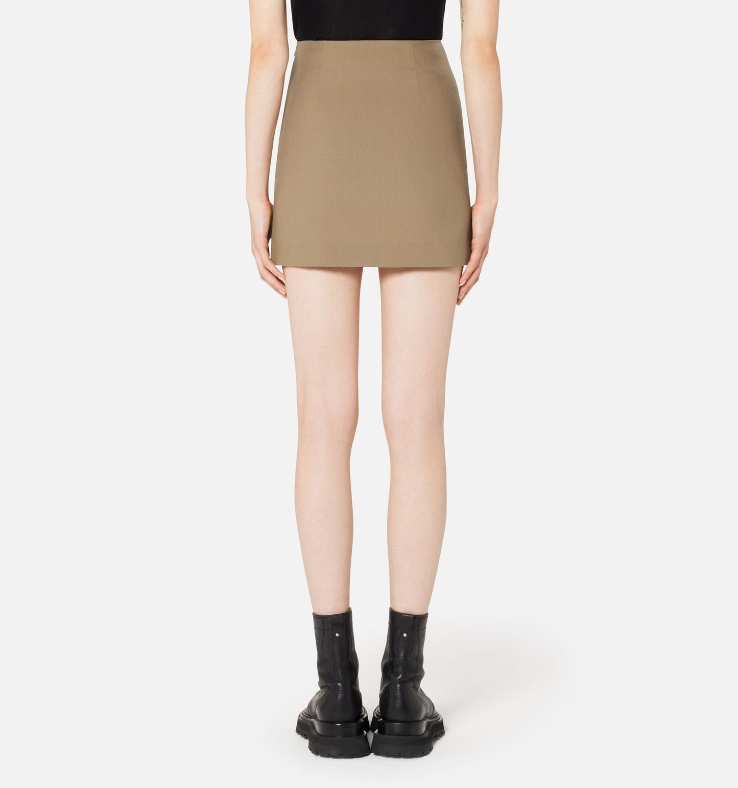 AMI Paris Wool Mini Skirt (FSK002.264)