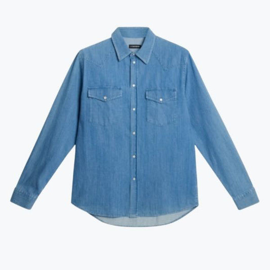 J.Lindeberg Carson LS Denim Shirt (FMST10253)