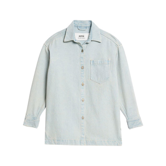 AMI Paris Overshirt (Denim) - UJK221.DE0002