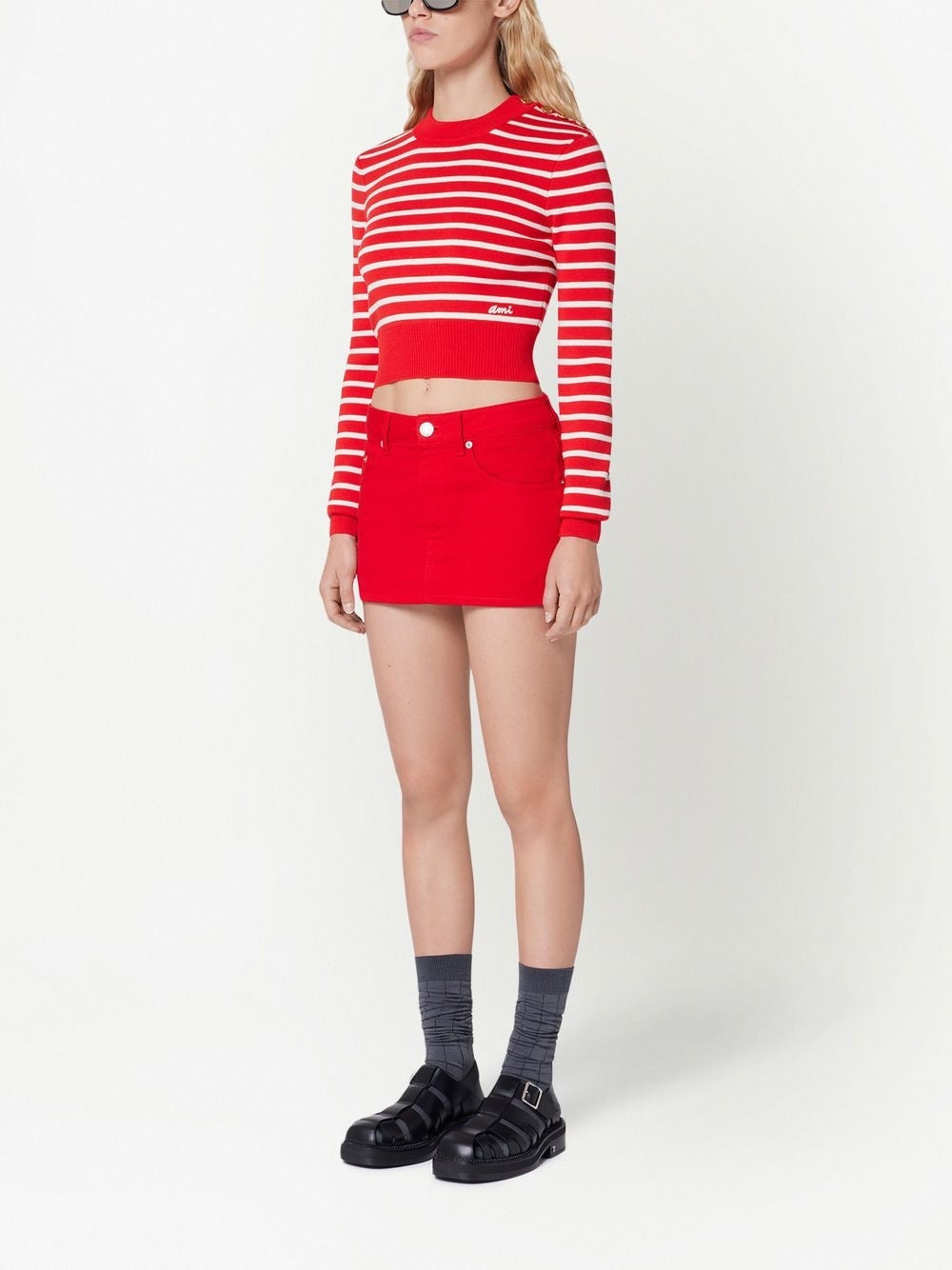 Ami de Coeur Striped Wool Knit (FKS011.KN0003)