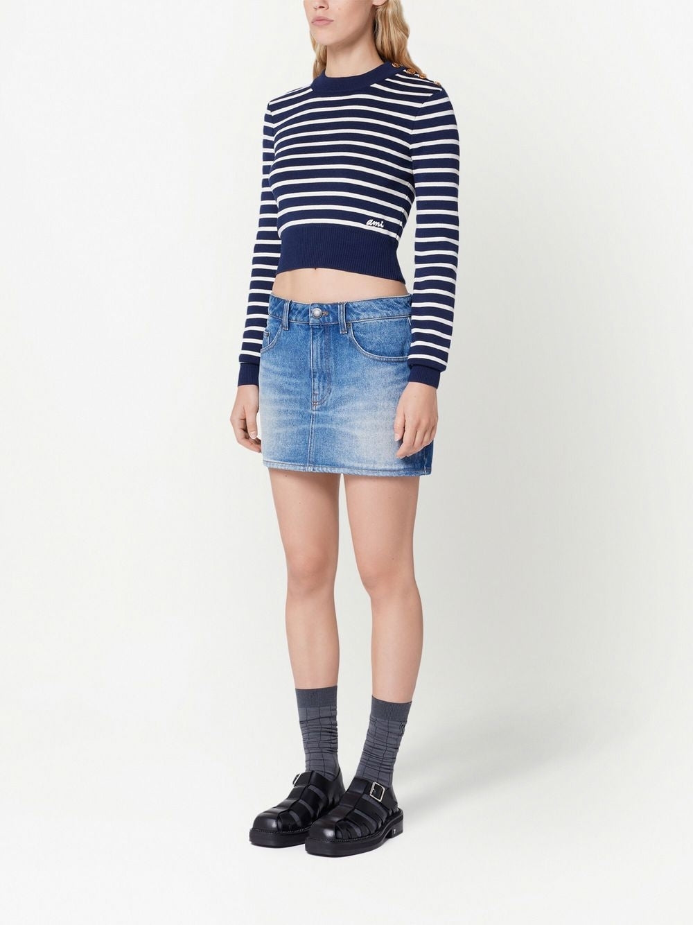 Ami de Coeur Striped Wool Knit (FKS011.KN0003)