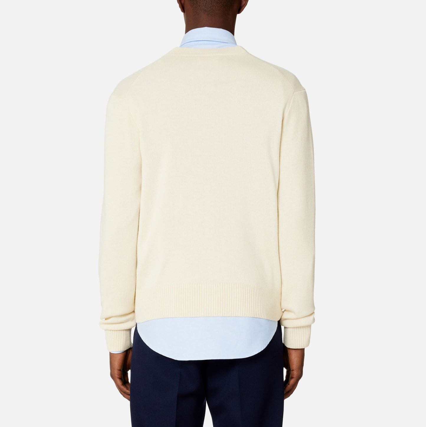 AMI Small Heart Wool Cardigan (HKC001.L001)