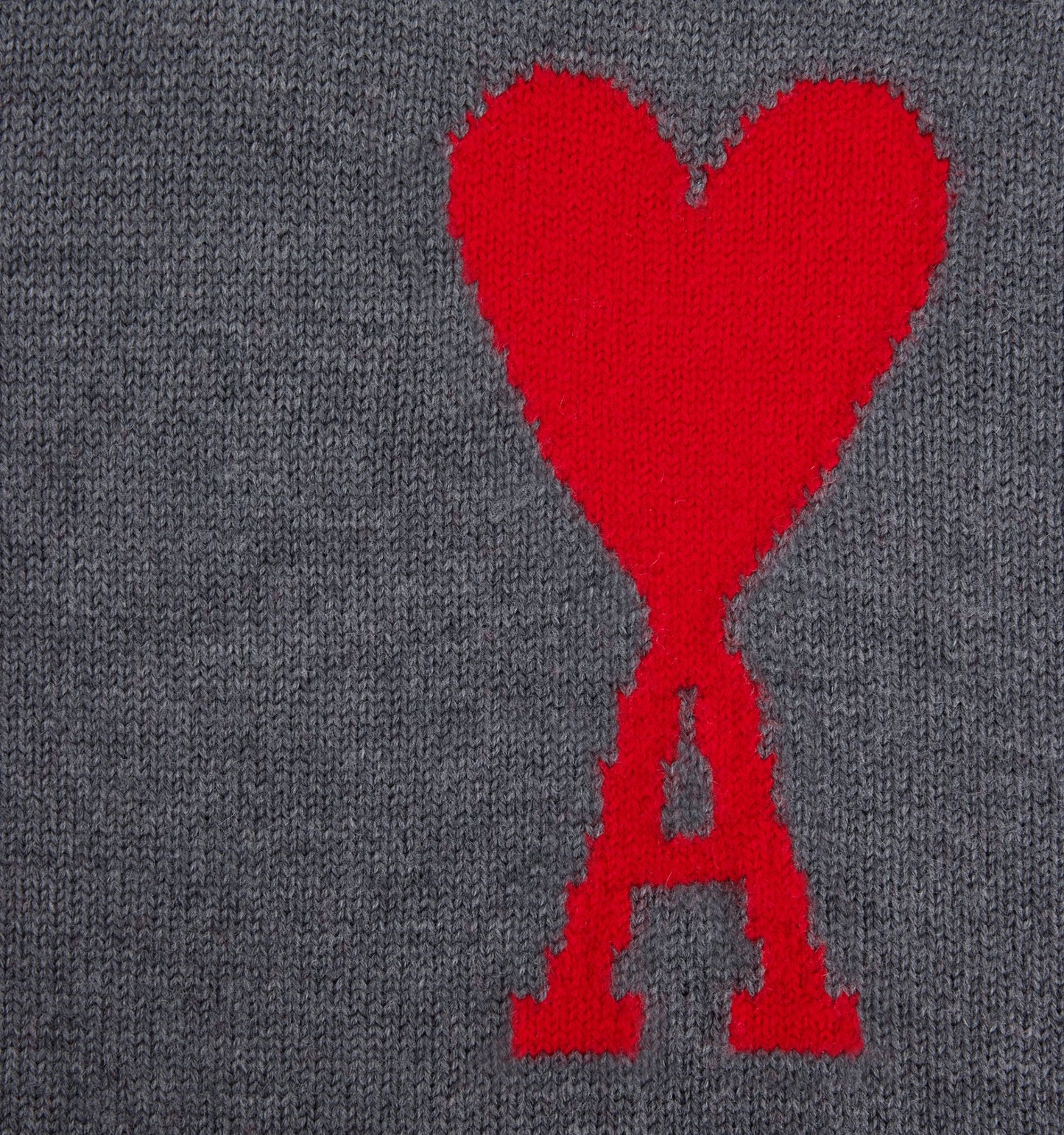 AMI Big Heart Logo Crewneck Sweater (UKS002.018)