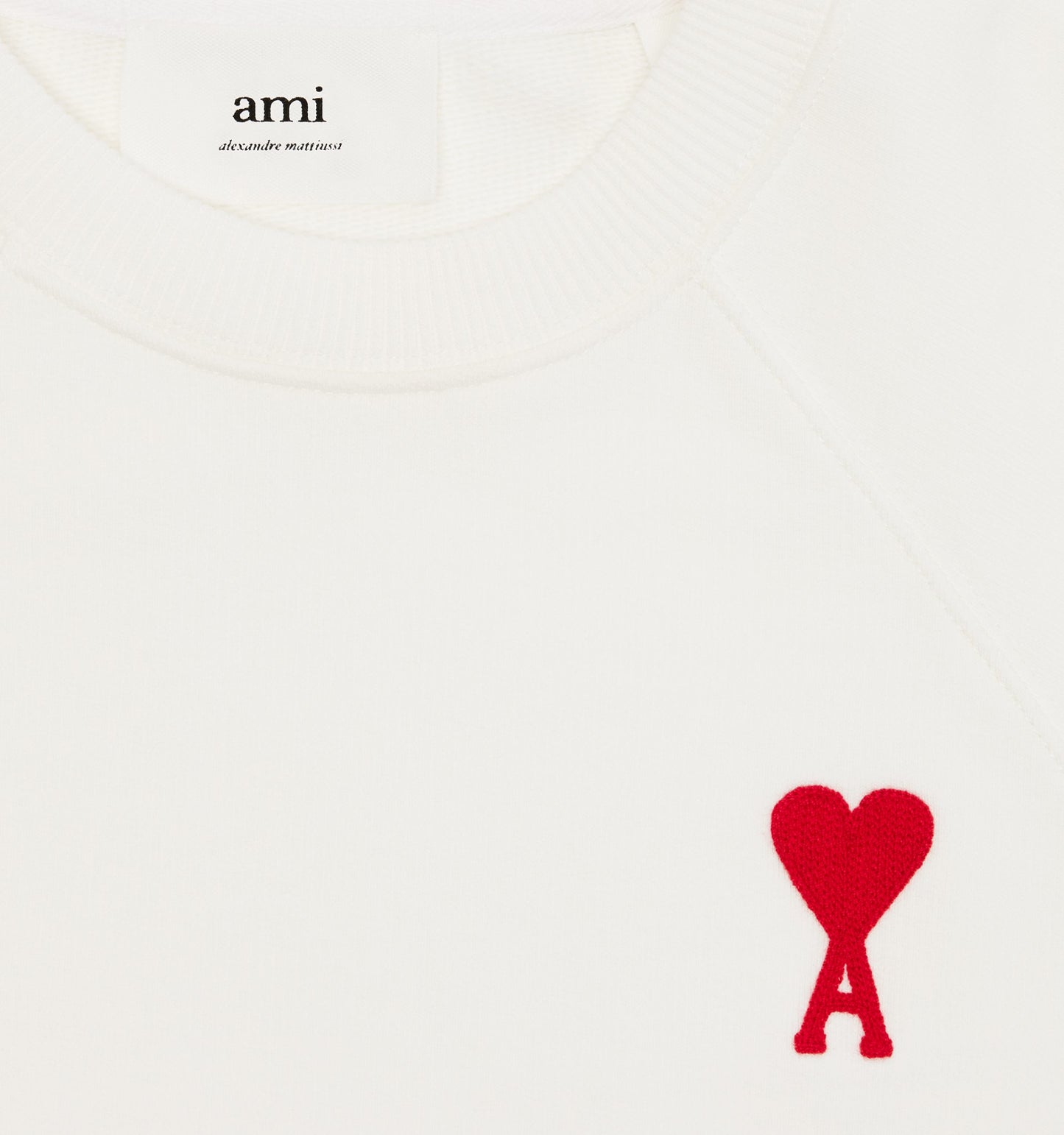 AMI Small Heart Logo Sweatshirt (USW004.747)
