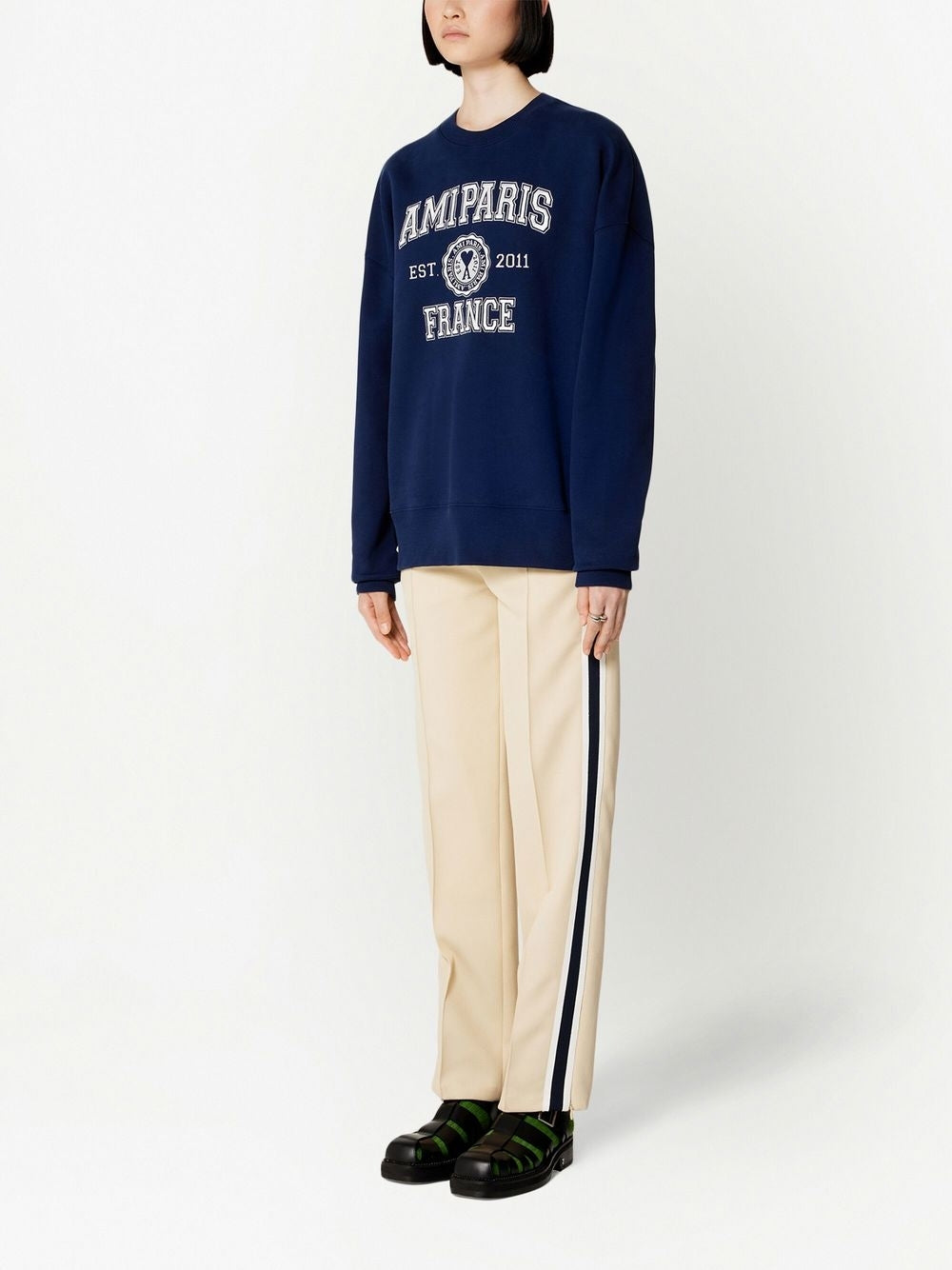 Ami Paris France Logo Sweatshirt (USW008.747)