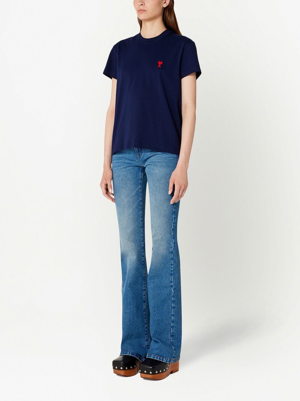 AMI Paris Logo T-Shirt UTS001.724 (Men)