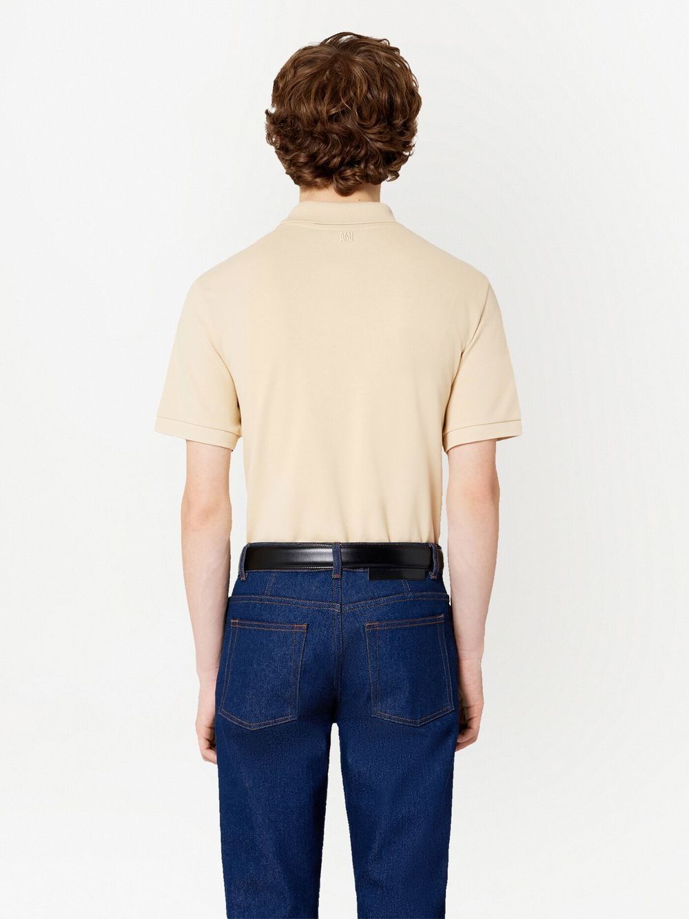 AMI Paris Classic Piqué Polo Shirt (HPL001.760)