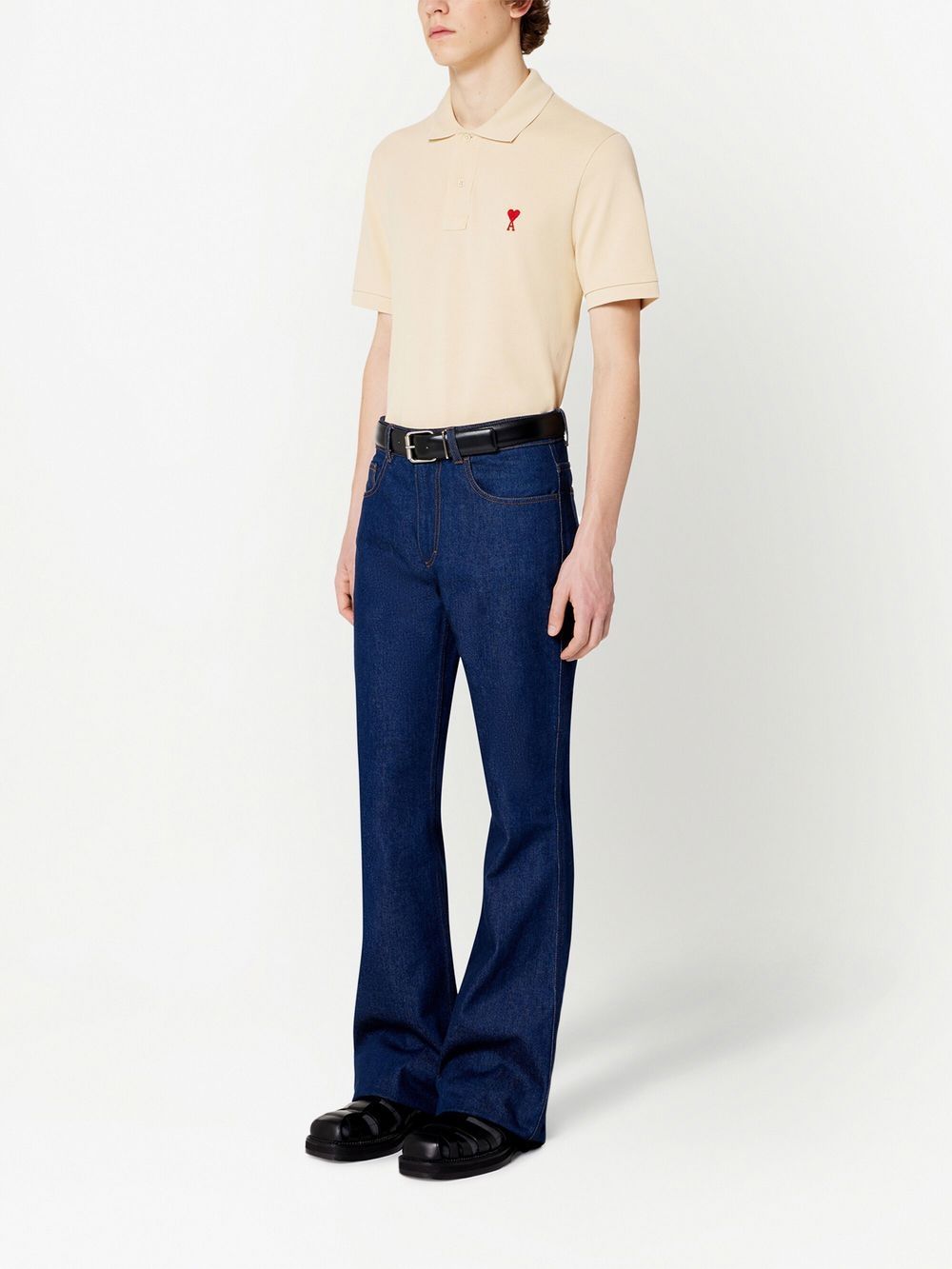 AMI Paris Classic Piqué Polo Shirt (HPL001.760)