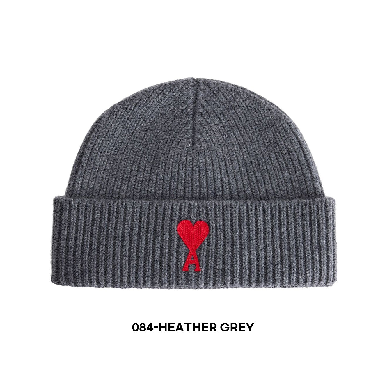 AMI Paris Ami de Coeur Wool Beanie (UHA235.018)