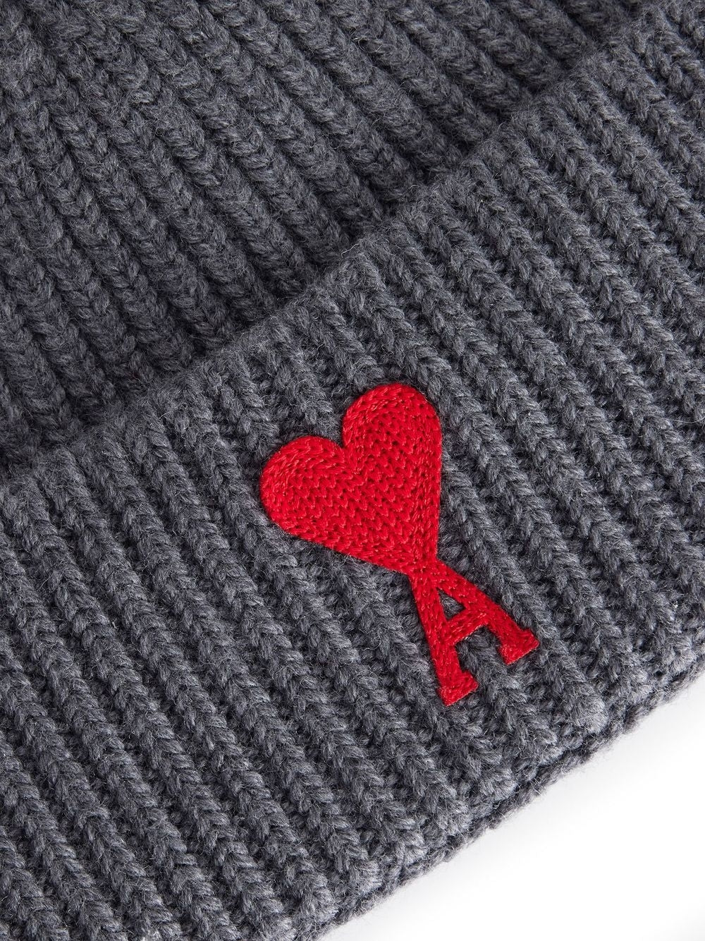 AMI Paris Ami de Coeur Wool Beanie (UHA235.018)