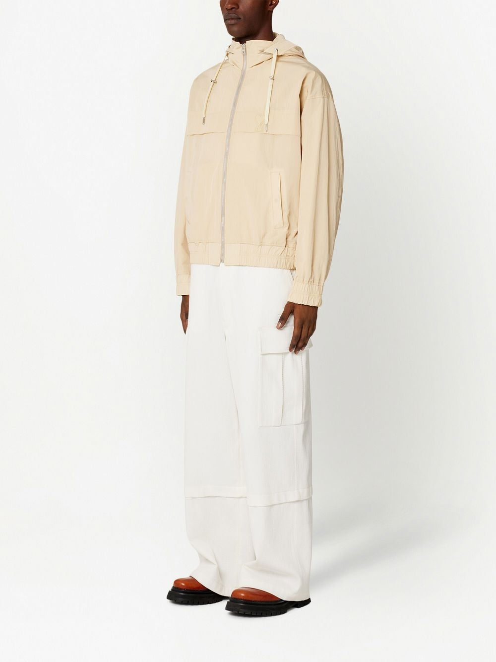 AMI Paris Hooded Zip Jacket (UJK048.276)