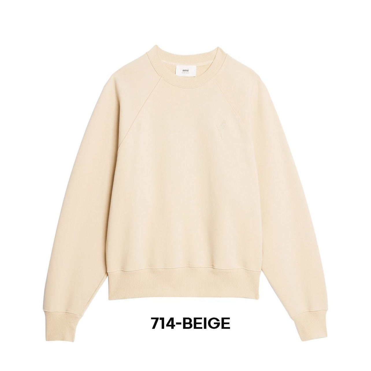AMI Small Heart Logo Sweatshirt (USW004.747)