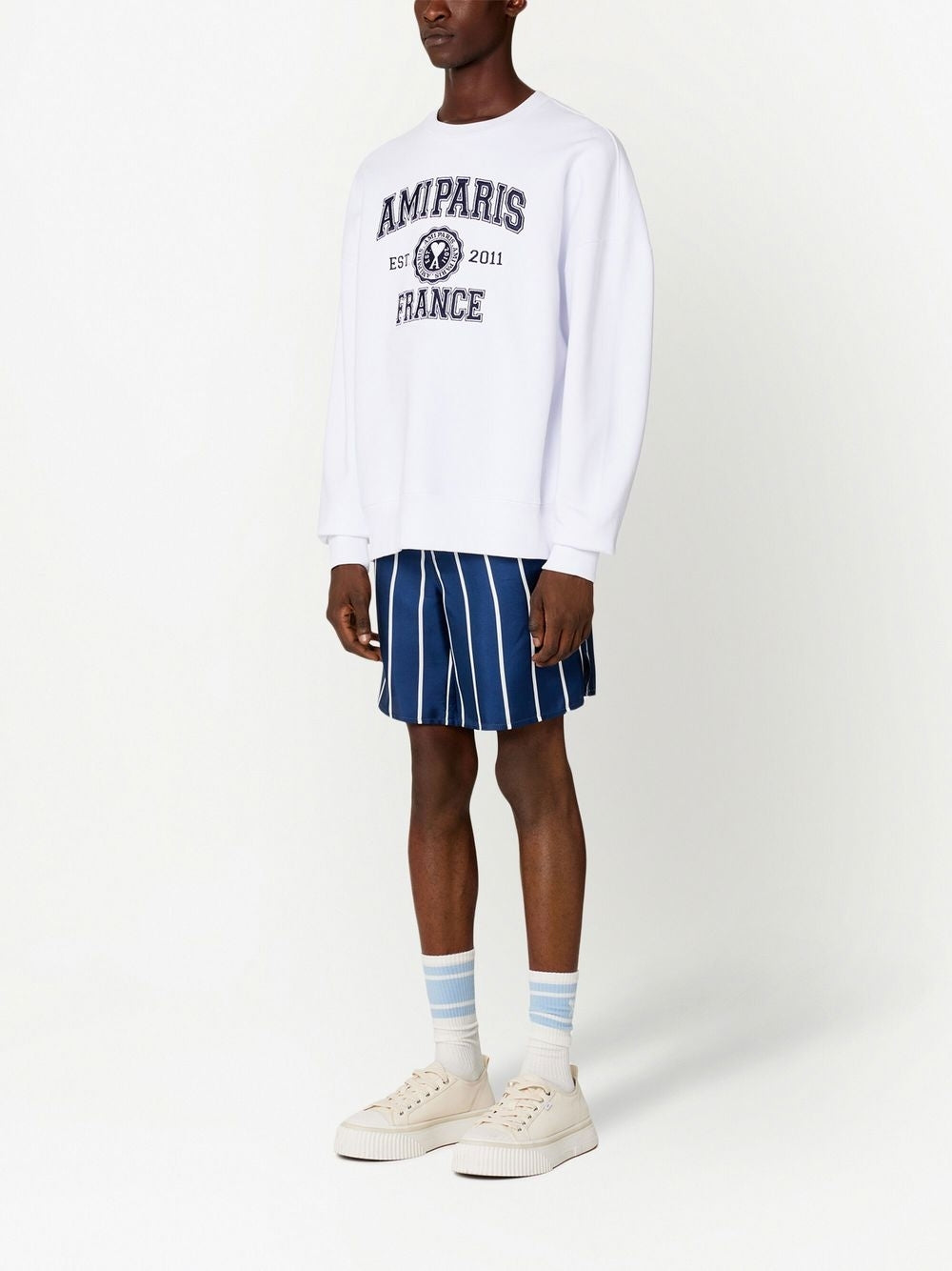 Ami Paris France Logo Sweatshirt (USW008.747)