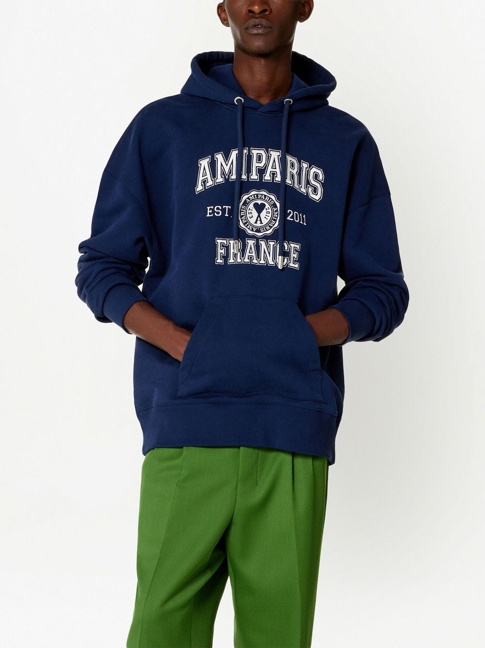 AMI Paris France Logo Hoodie (USW208.747)