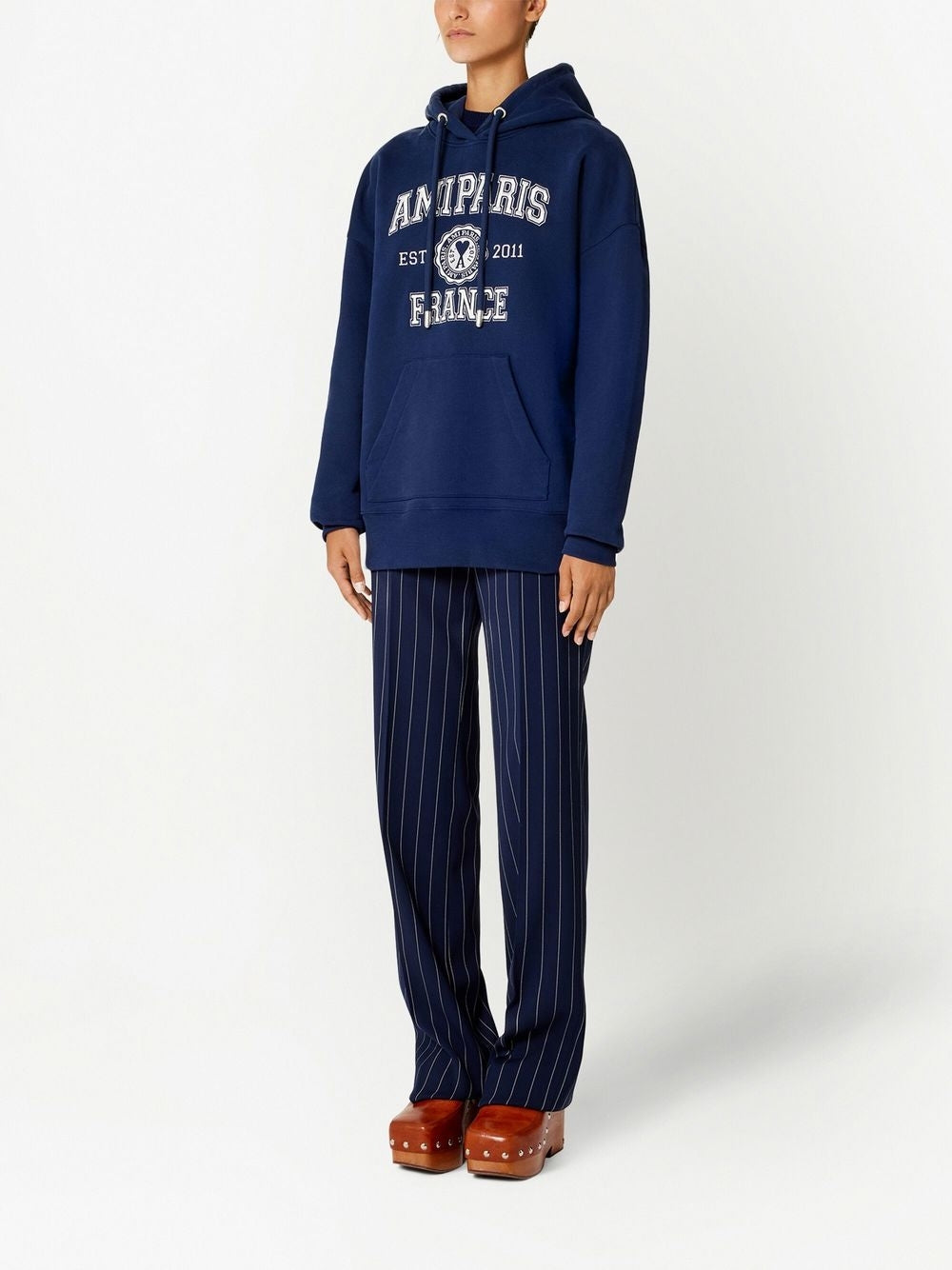 AMI Paris France Logo Hoodie (USW208.747)