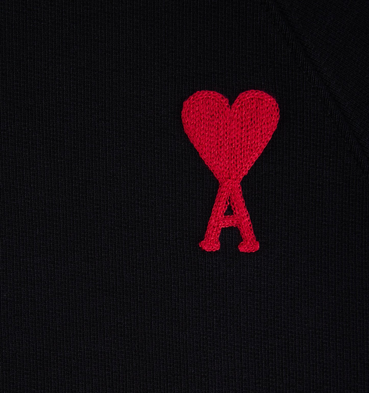 AMI Small Heart Logo Zipped Hoodie (USW404.747)