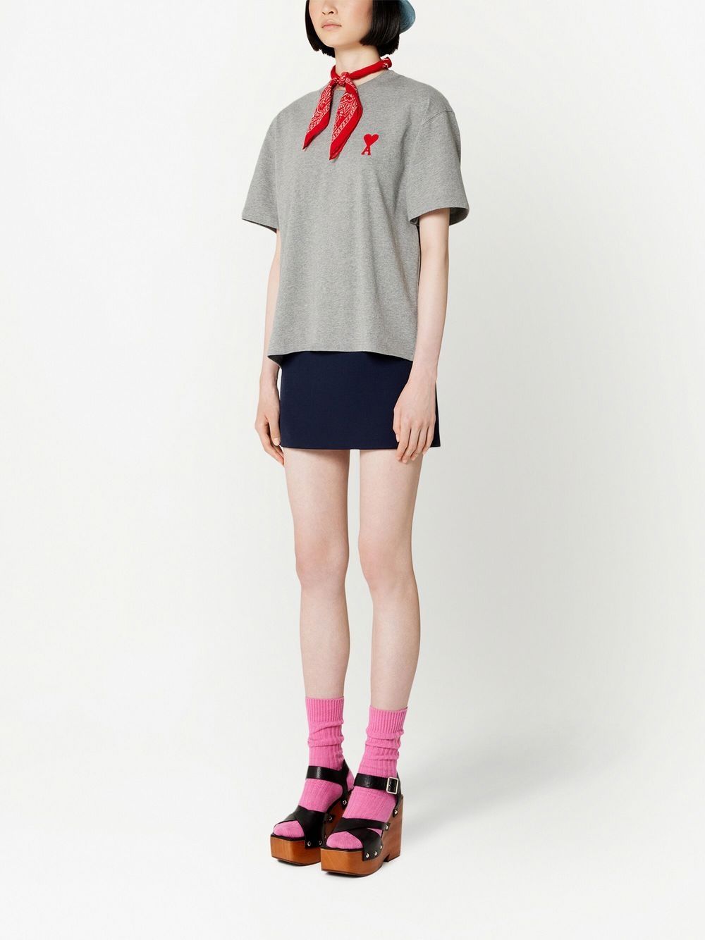 AMI Paris Small Heart Logo Sweatshirt (UTS004.726)