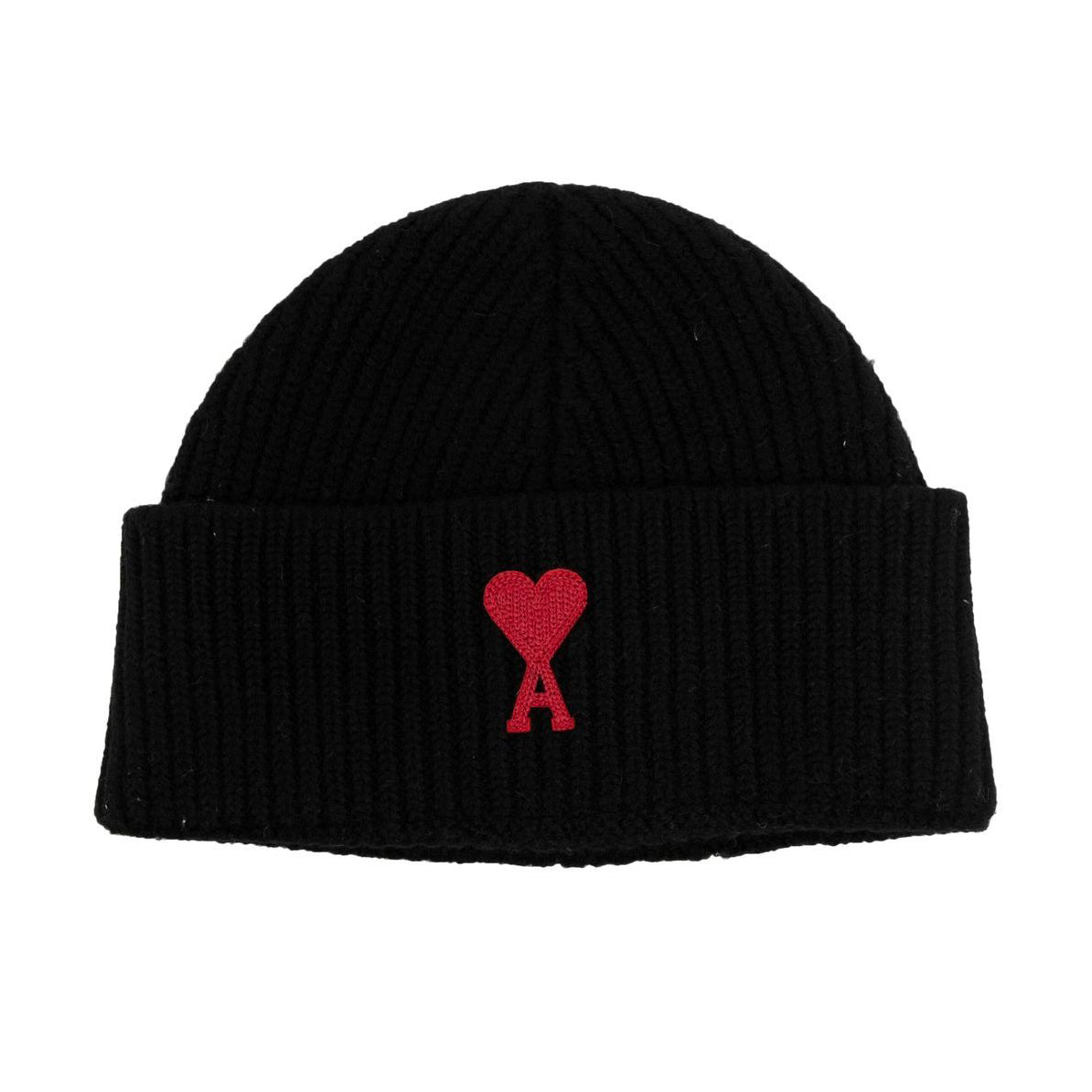 AMI Paris Ami de Coeur Wool Beanie (UHA235.018)