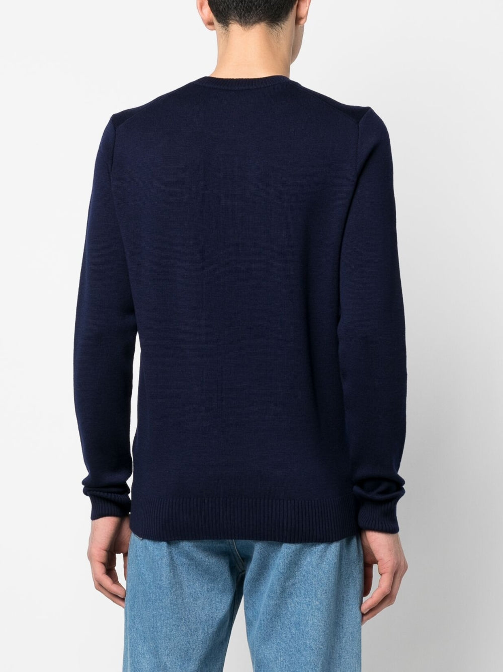 Ami Small Heart Logo Crewneck Sweater (HKS001.001)