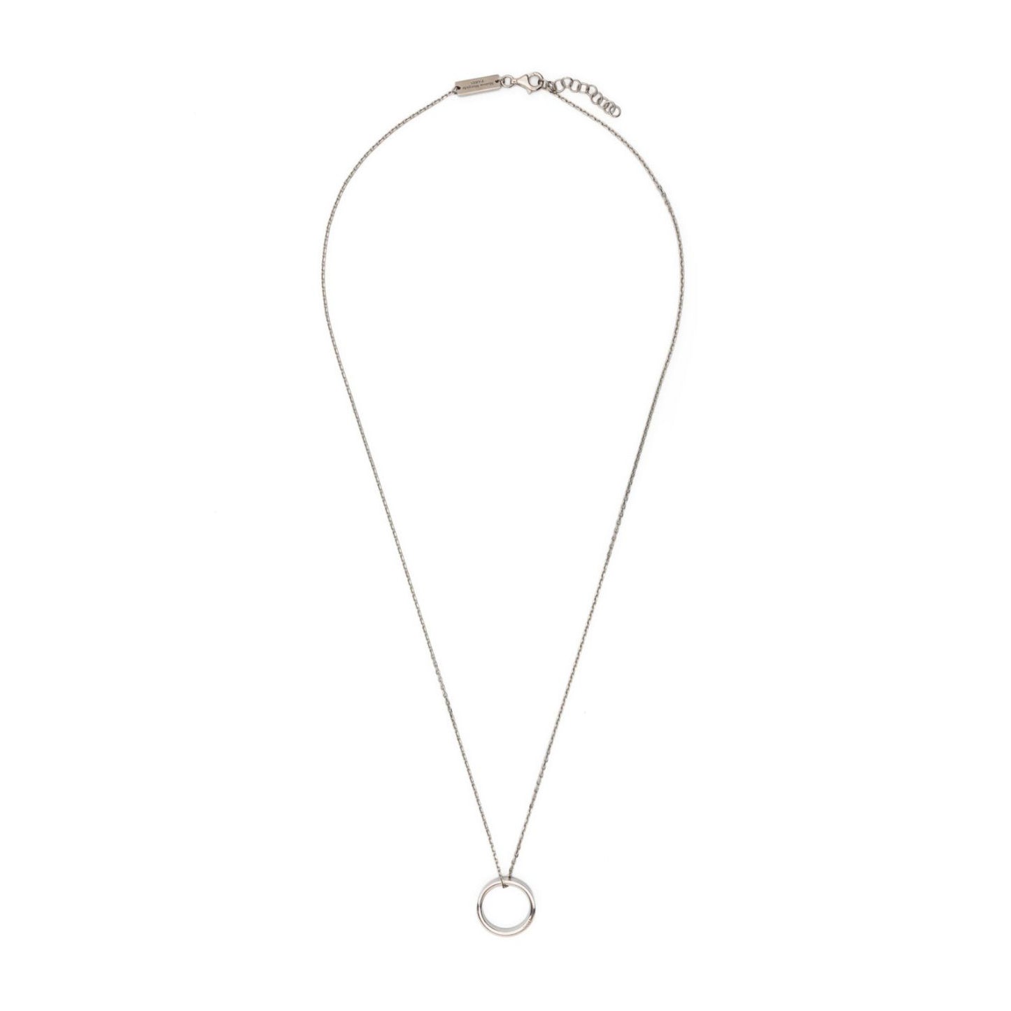 Maison Margiela Logo Ring Necklace (SM1UU0035 SV0158)