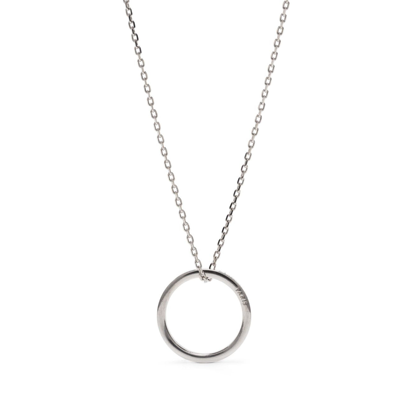 Maison Margiela Logo Ring Necklace (SM1UU0035 SV0158)