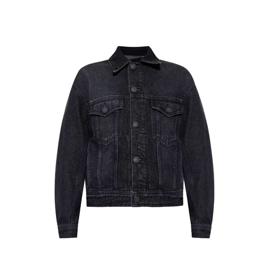 AMI Paris Trucker Denim Jacket H21FD450.611