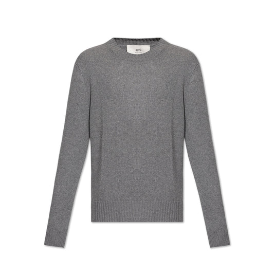AMI Paris Classic Wool Crewneck Sweater (HKS057.005)