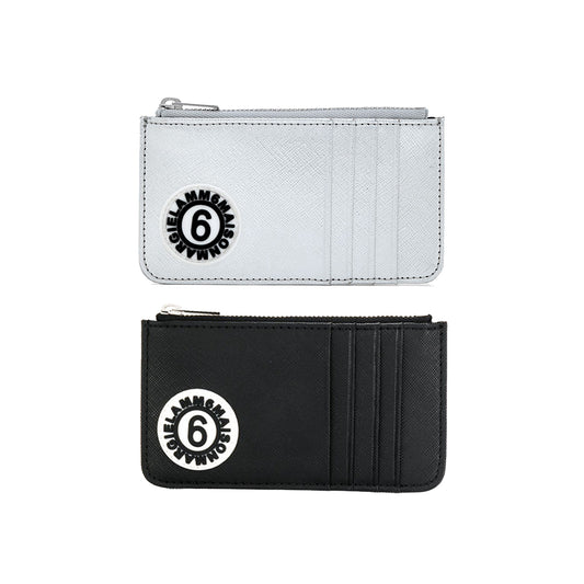 Maison Margiela 6 Leather Zip Card Holder (S54UI0071 P0408)