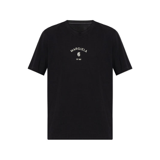 Maison Margiela Numeric Logo Cotton T-Shirt SH2GC0038 M20048 900 (Men’s Black)