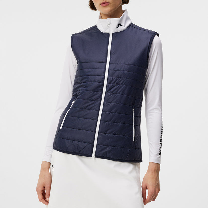 J.Lindeberg Martina Quilt Hybrid Vest (GWOW11527)