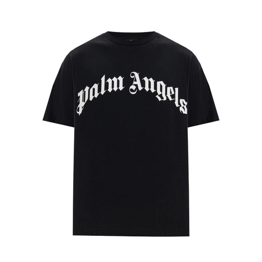 Palm Angels Curved Logo Regular Tee PMAA109S26JER00G