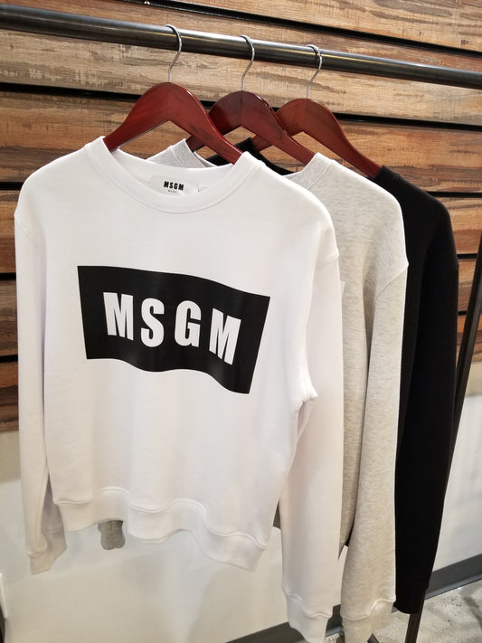 MSGM Milano Box Logo Sweatshirt (2542MDM196)