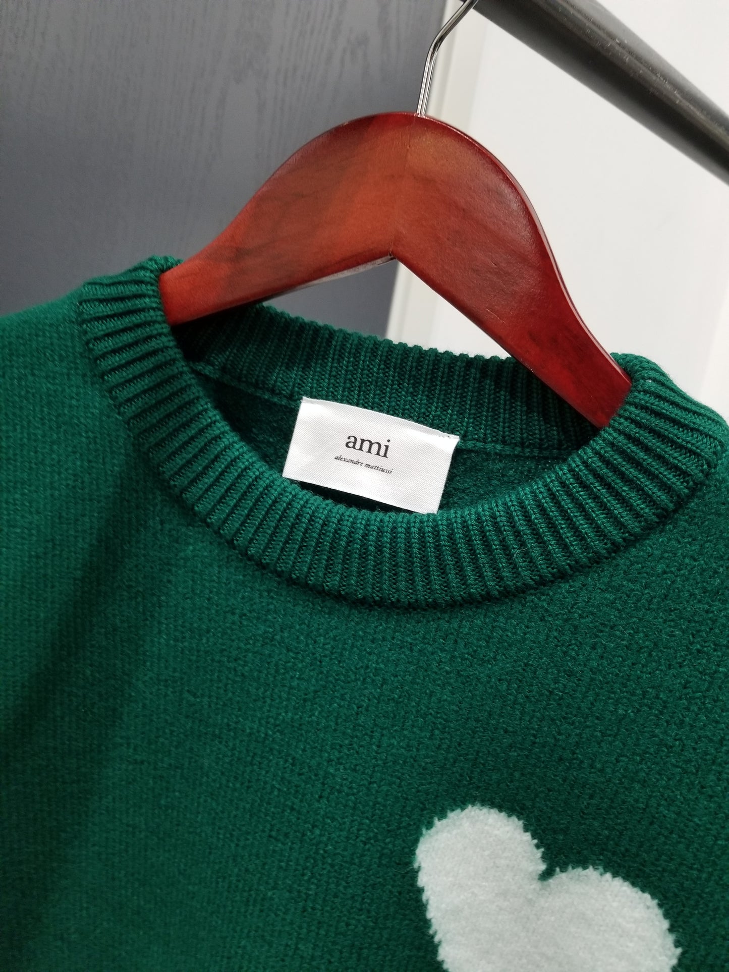 Ami de Coeur Wool Crewneck Sweater (H21K019.018)