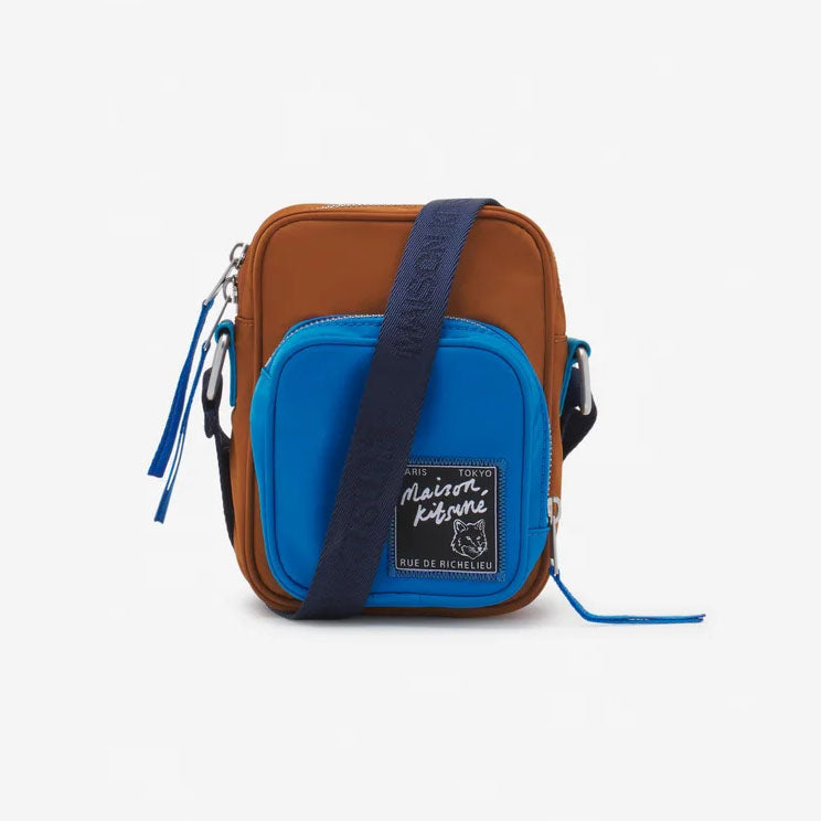 Maison Kitsuné Nylon Mini Cross Bag Black (MM05165WQ1001)