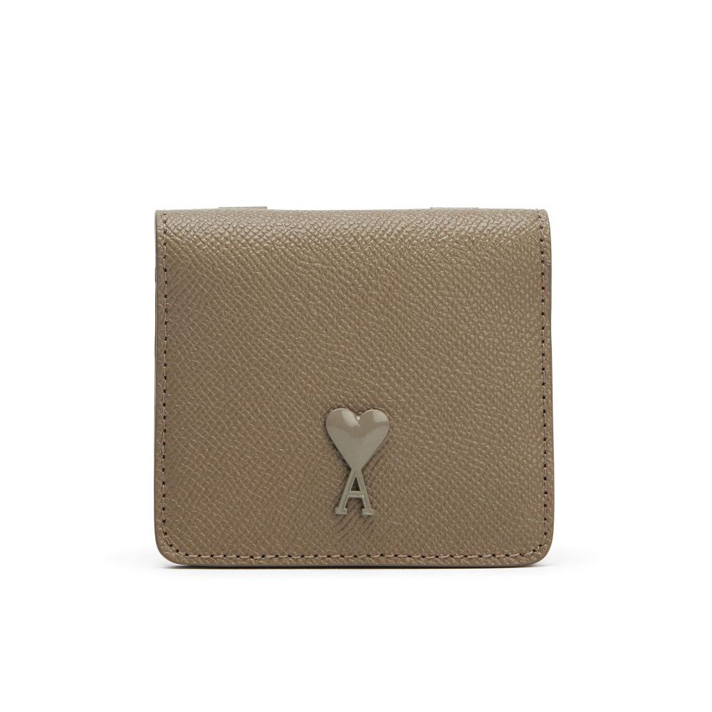 AMI Paris Heart-A Mini Wallet with Strap (USL101.AL0036)