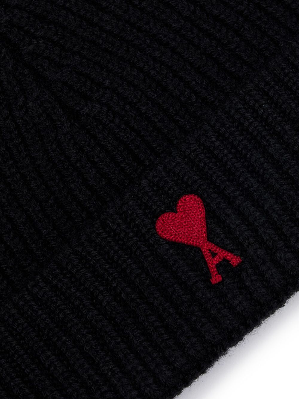 AMI Paris Heart-A Wool Beanie (BFUHA106.018)