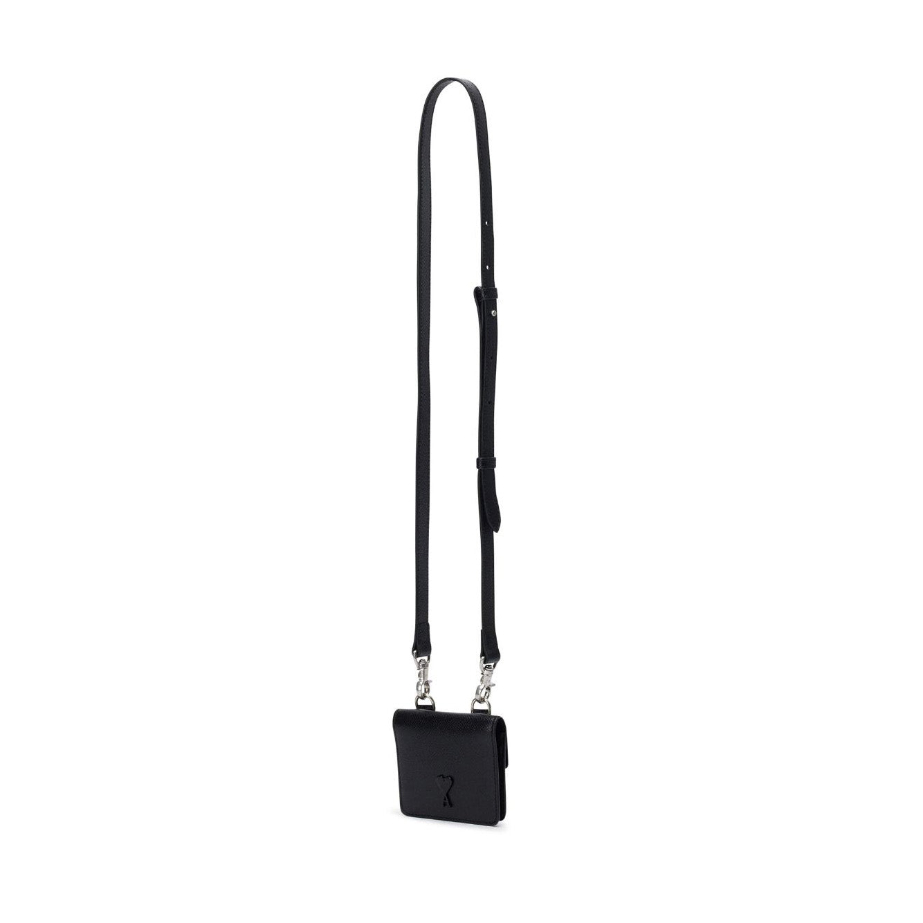 AMI Paris Heart-A Mini Wallet with Strap (USL101.AL0036)