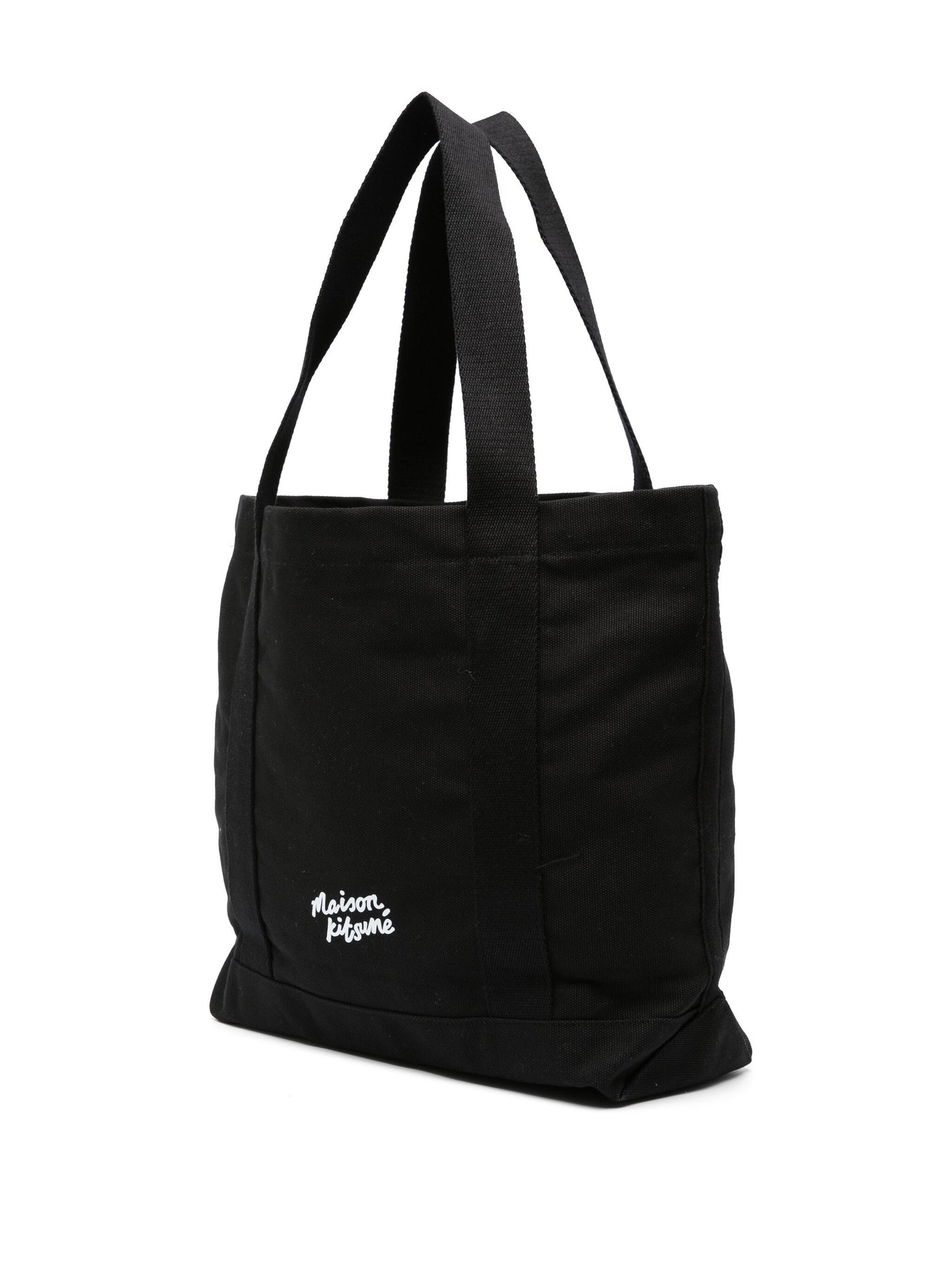 Maison Kitsuné Fox Head Patch Canvas Tote Bag (LW05101WW0050)