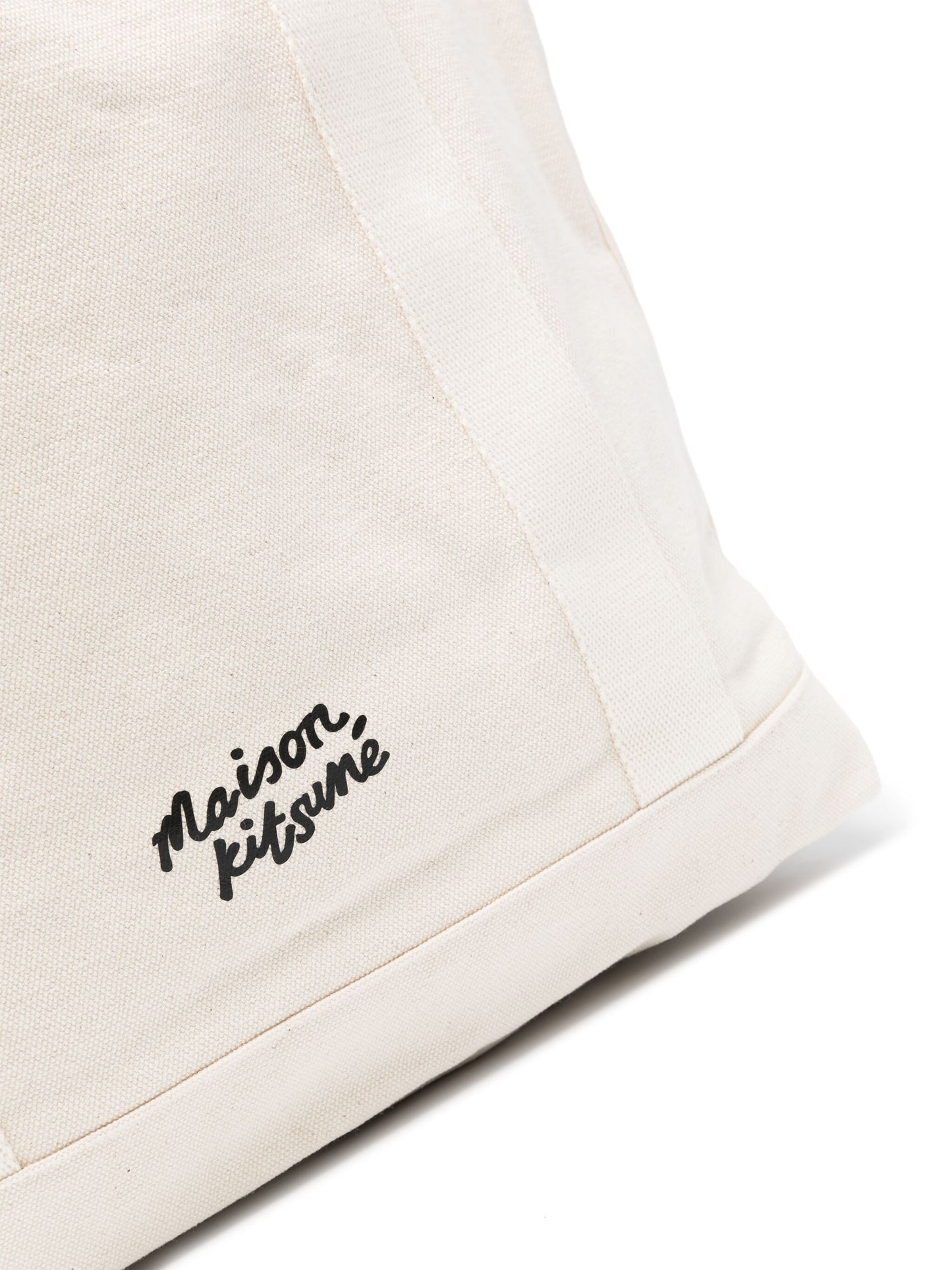 Maison Kitsuné Fox Head Patch Canvas Tote Bag (LW05101WW0050)
