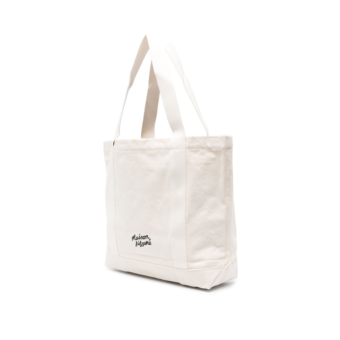 Maison Kitsuné Fox Head Patch Canvas Tote Bag (LW05101WW0050)
