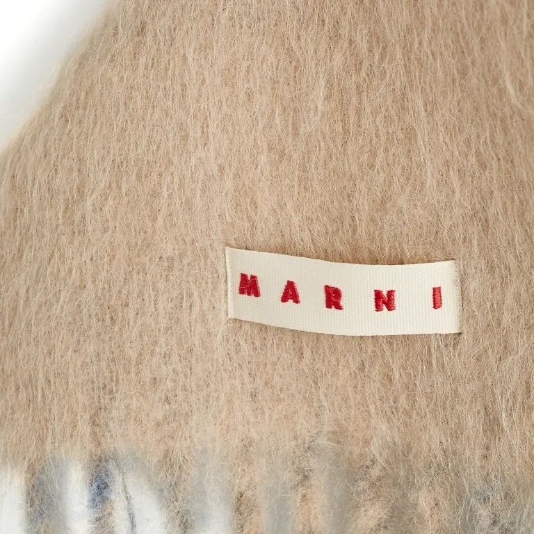 MARNI WOOL-BLEND FRINGE SCARF (SCZC0072Y0)