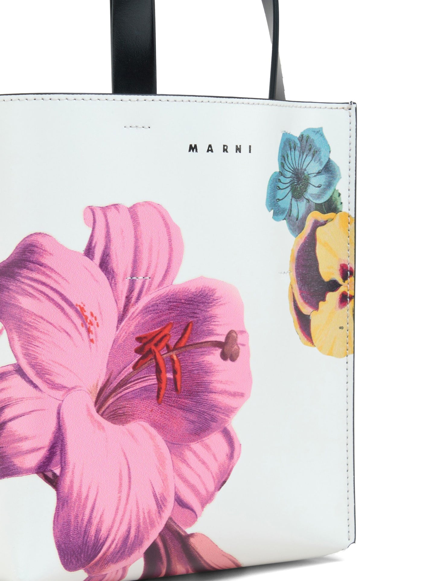 Marni Museo Mini Floral Leather Tote Bag (SHMP0039Q5)
