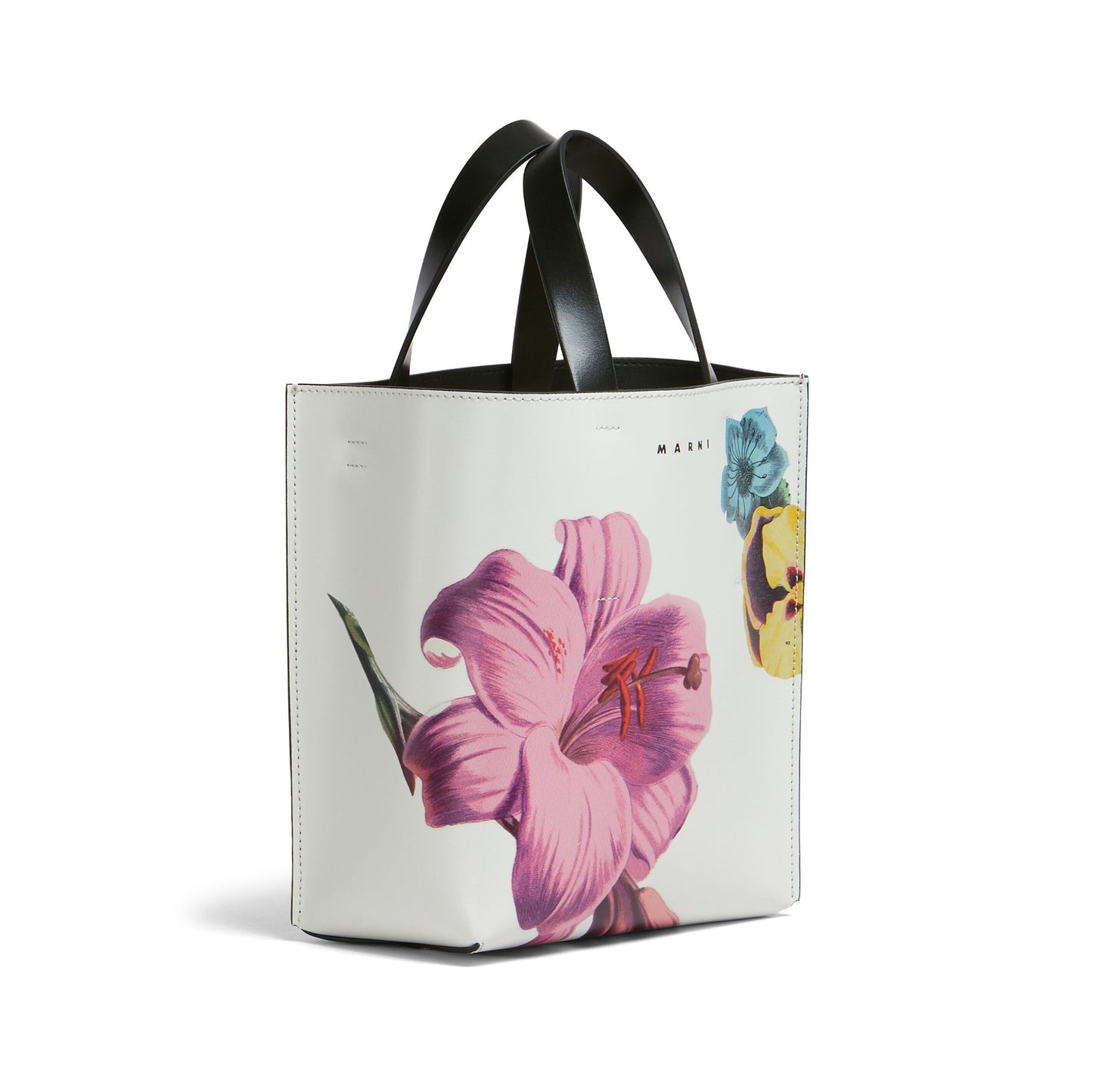 Marni Museo Mini Floral Leather Tote Bag (SHMP0039Q5)