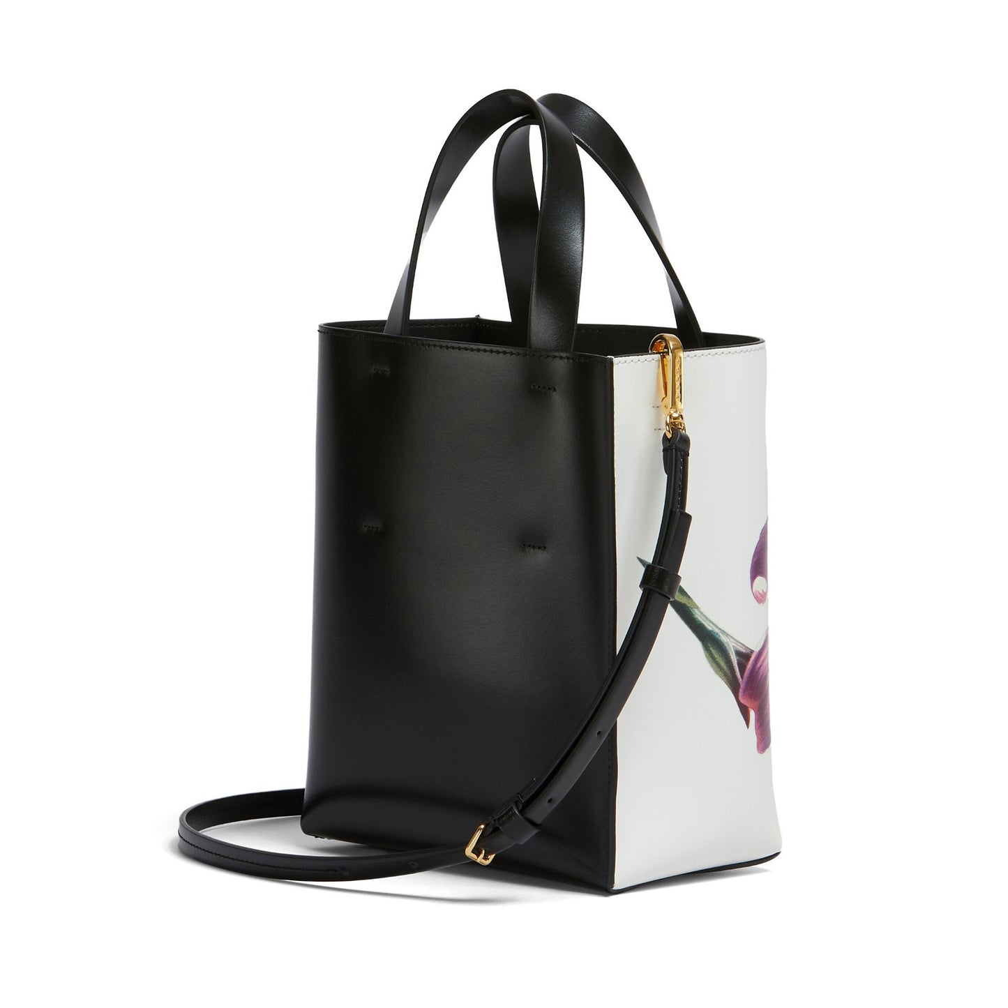 Marni Museo Mini Floral Leather Tote Bag (SHMP0039Q5)